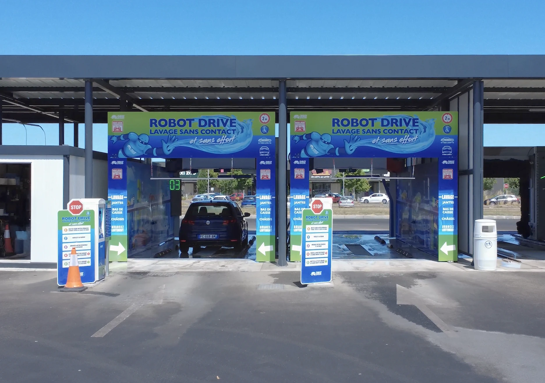 Station de lavage automatique